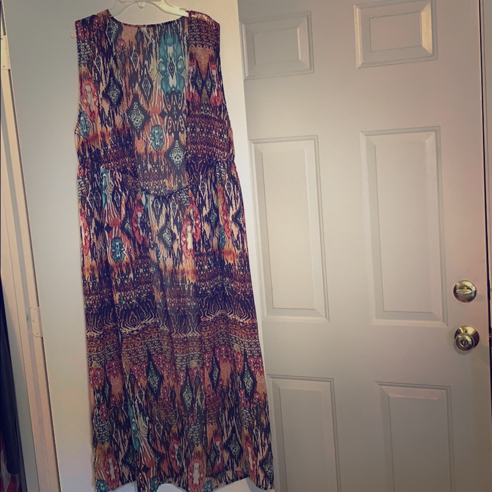 Long sleeveless duster